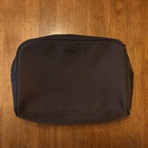 Brown Gucci Toiletry Clutch Bag